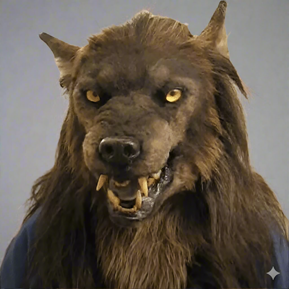 Realistic Latex Werewolf Mask for Halloween