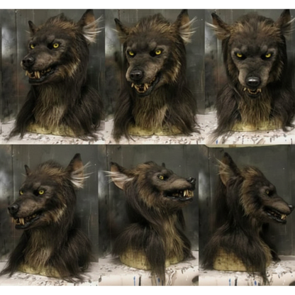 Realistic Latex Werewolf Mask for Halloween