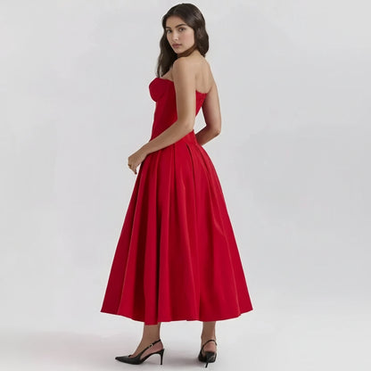 Evening Dress Midi Corset Look Festive Occasions