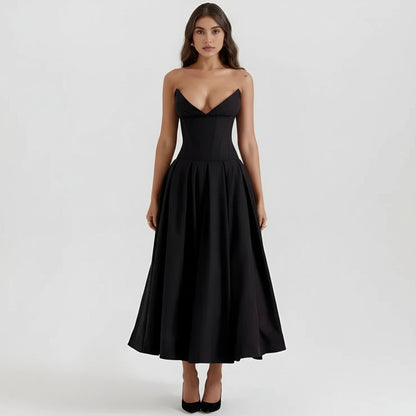 Evening Dress Midi Corset Look Festive Occasions