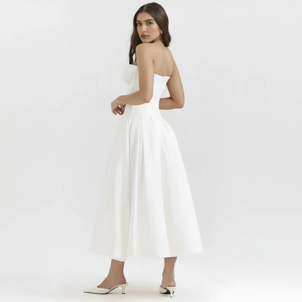 Evening Dress Midi Corset Look Festive Occasions