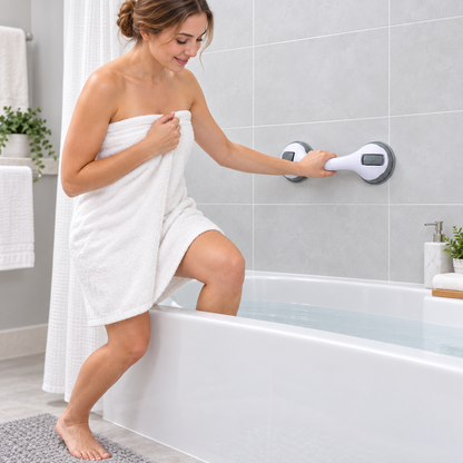 Duschhandgriff Mit Saugnäpfen Rutschfester Handgriff Badewanne
