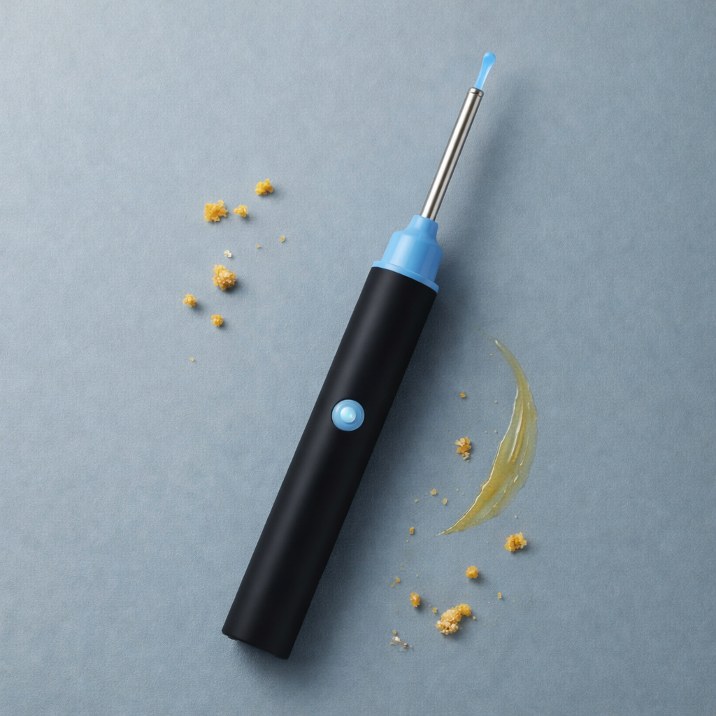 Nettoyeur d'oreilles électrique doux précis pour cérumen