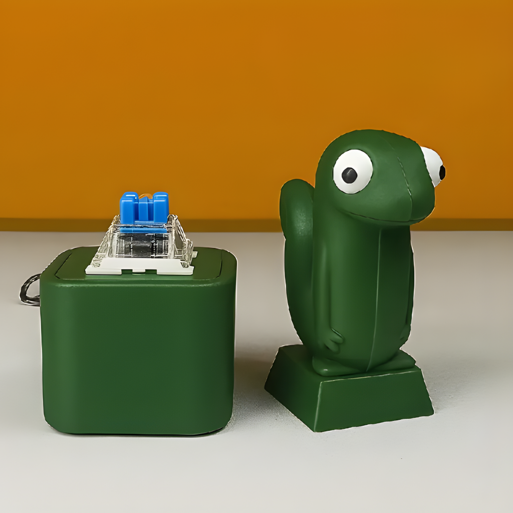 Lizard Keychain Sound Light Toy Stress Relief Gadget