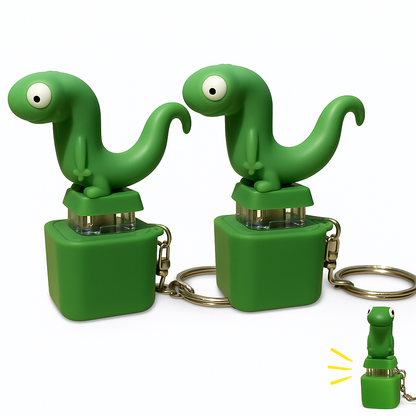 Lizard Keychain Sound Light Toy Stress Relief Gadget