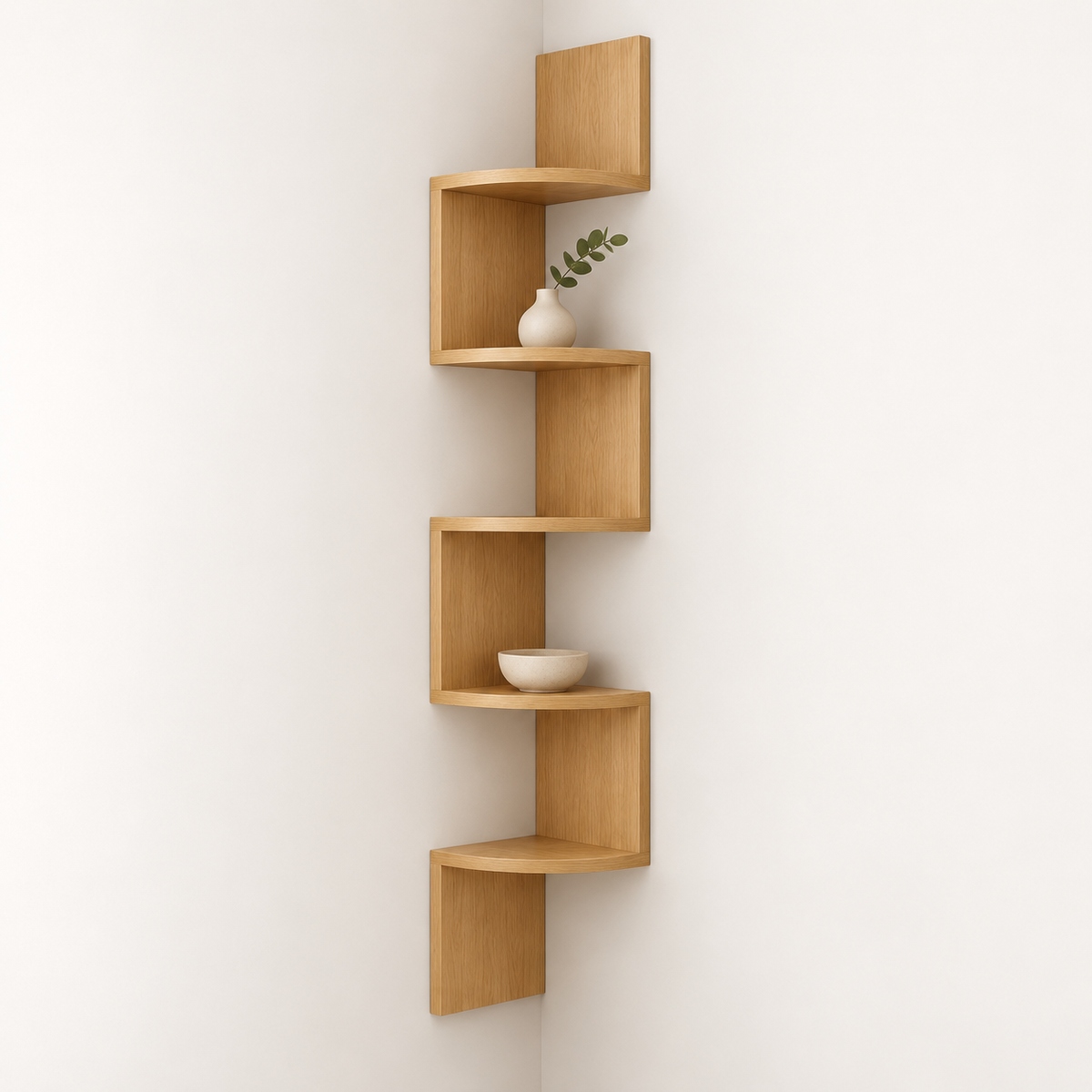 Eckregal Für Bücher Pflanzen Wohnzimmer Modernes Design