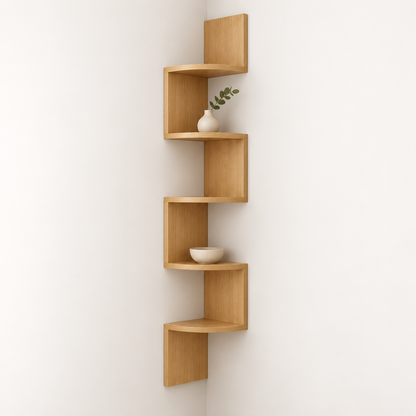 Eckregal Für Bücher Pflanzen Wohnzimmer Modernes Design