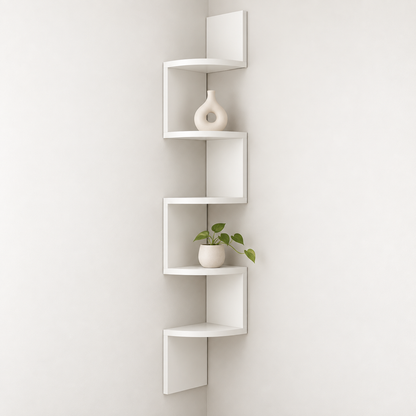 Eckregal Für Bücher Pflanzen Wohnzimmer Modernes Design