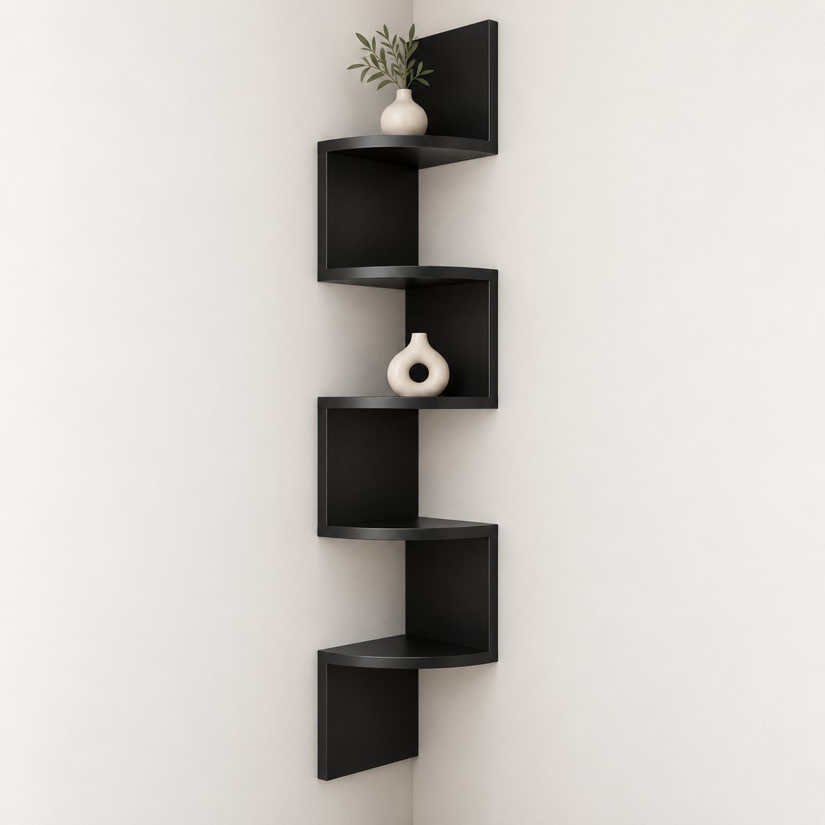 Eckregal Für Bücher Pflanzen Wohnzimmer Modernes Design