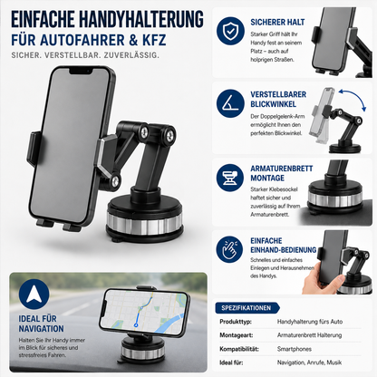 Einfache Handyhalterung Für Autofahrer Kfz