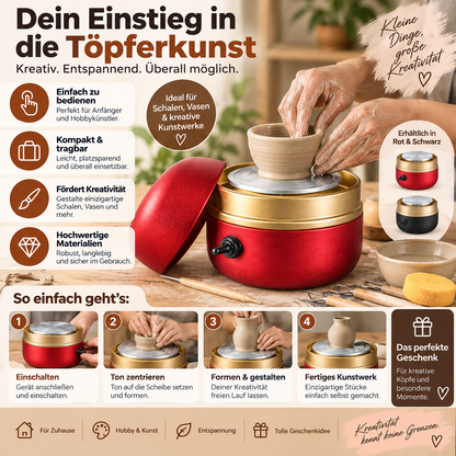 Einfaches Töpferrad Für Anfänger Kreatives Kunstwerkzeug