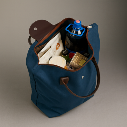 Einkaufstasche Faltbares Design Oxford Schultertasche Groß