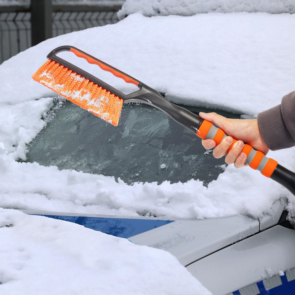 Ice Scraper Snow Brush Long Handle Windscreen Tool