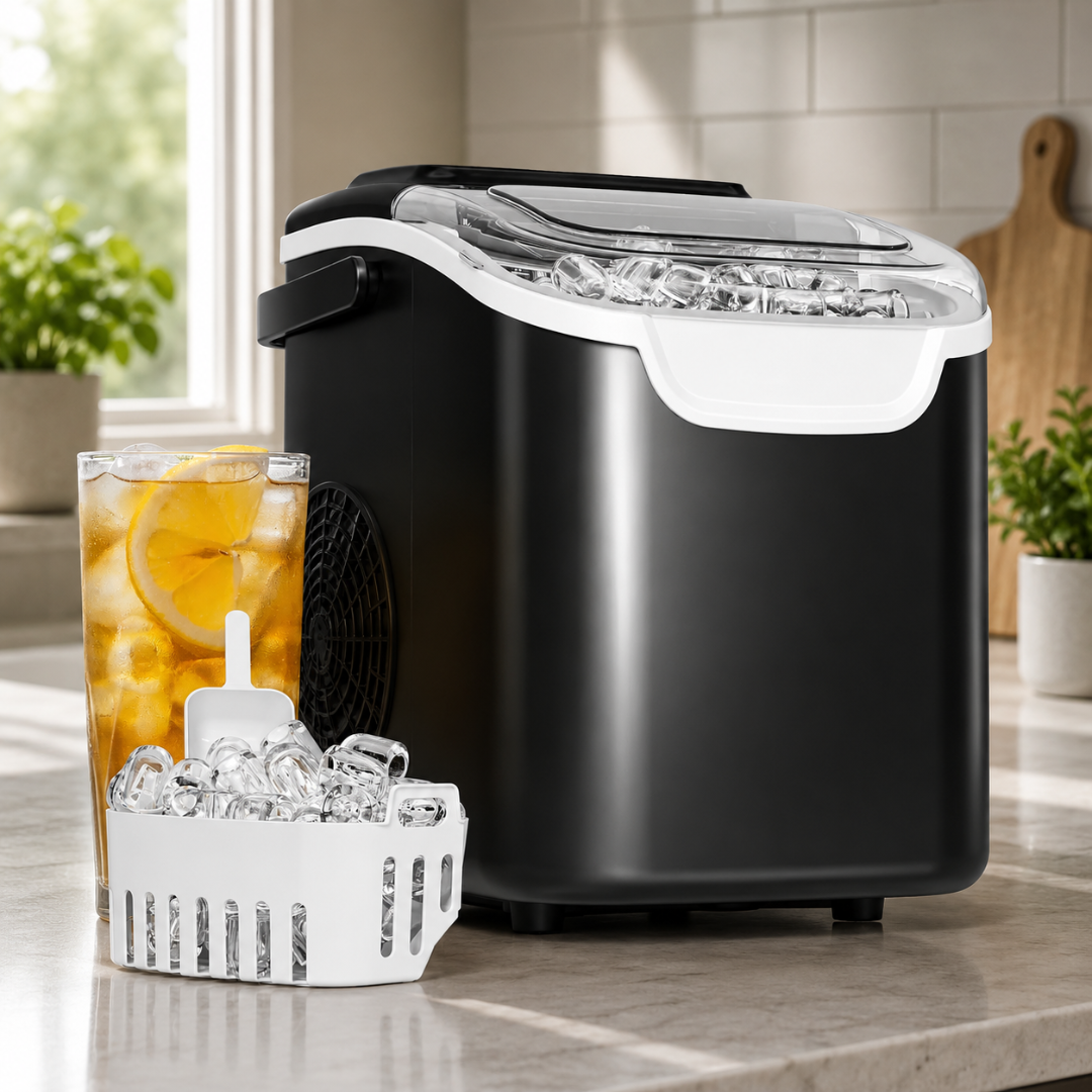 Ice Maker Cooling Ice Cube Machine Touch Control