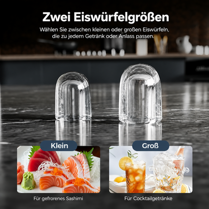Ice Maker Cooling Ice Cube Machine Touch Control
