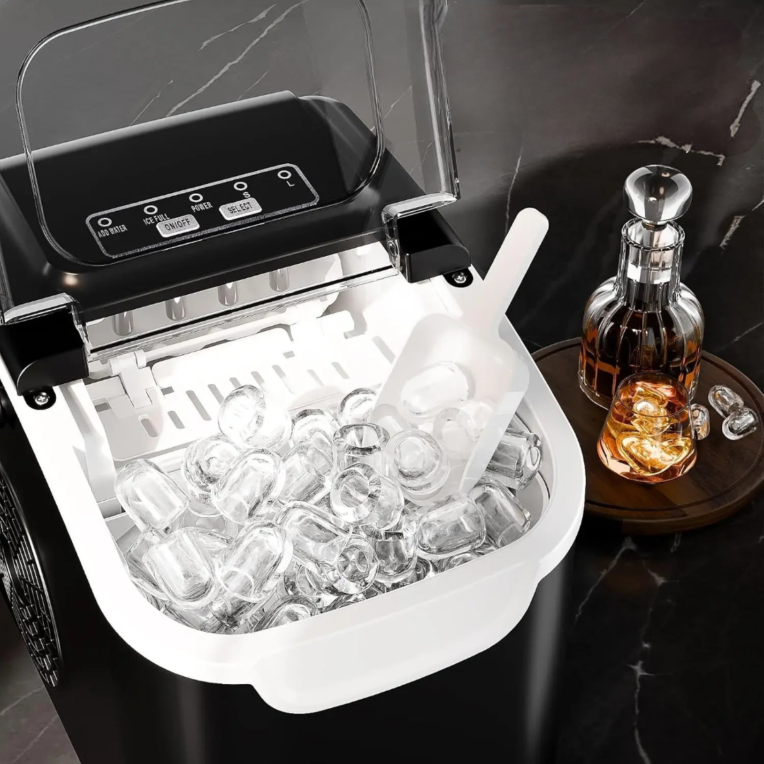Ice Maker Cooling Ice Cube Machine Touch Control