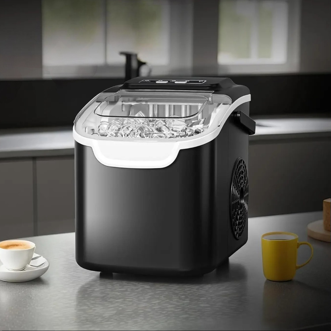 Ice Maker Cooling Ice Cube Machine Touch Control