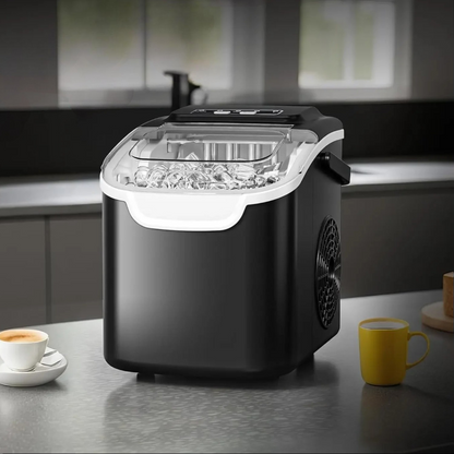 Ice Maker Cooling Ice Cube Machine Touch Control