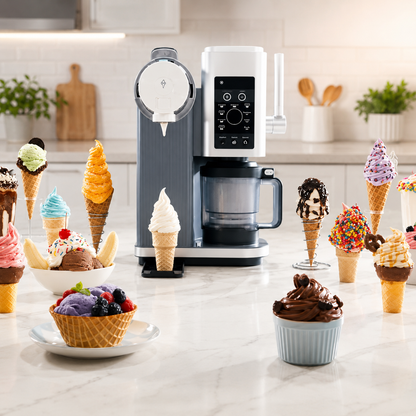 Eismaschine Automatisch Joghurt Sorbet Milchshake Küche