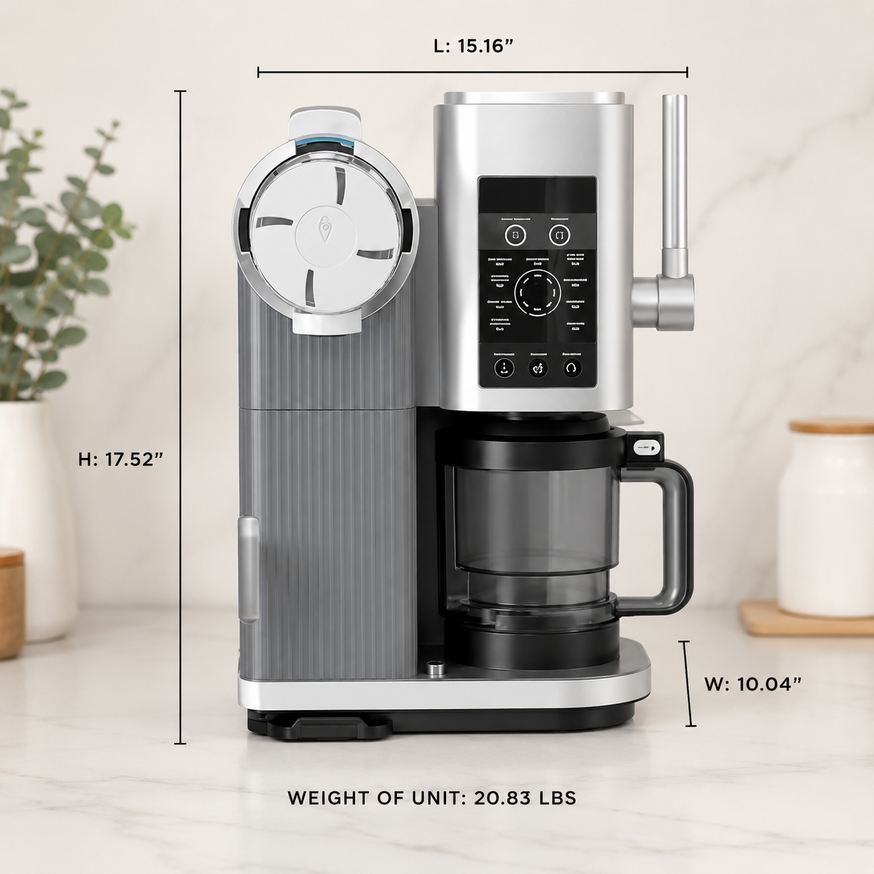 Eismaschine Automatisch Joghurt Sorbet Milchshake Küche
