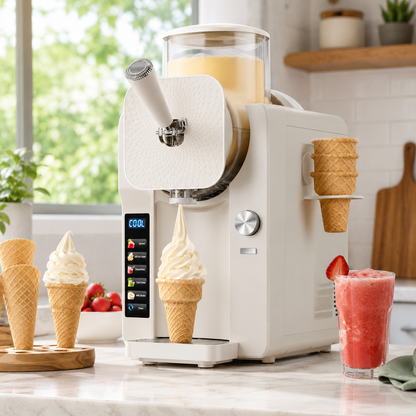 Eismaschine Softeis Slushmaschine Getränke Zuhause