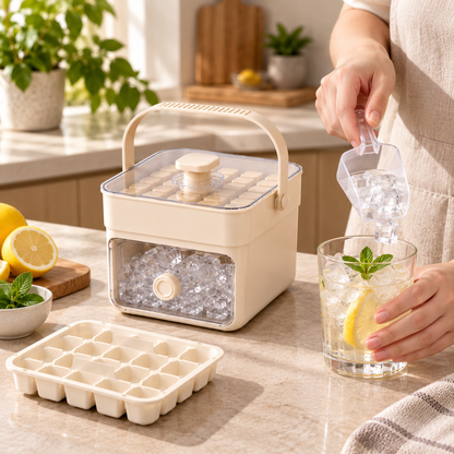 Eiswürfelbereiter Mit Lagerfach Hygienischer Küchenbedarf
