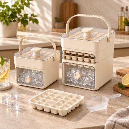 Eiswürfelbereiter Mit Lagerfach Hygienischer Küchenbedarf