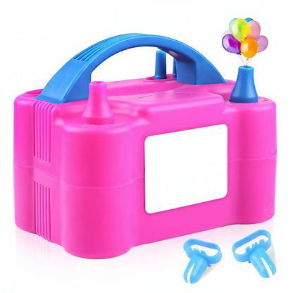 Balloon Pump Electric Dual Nozzle Party Decoration Tool