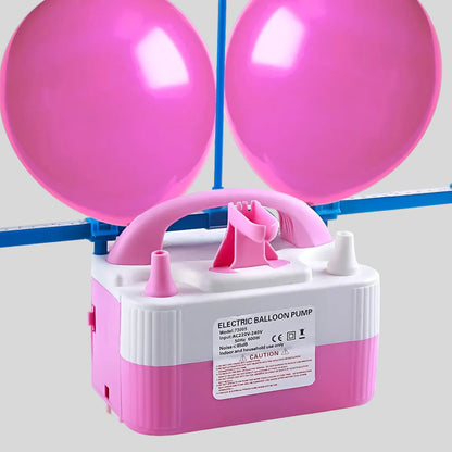Balloon Pump Electric Dual Nozzle Party Decoration Tool
