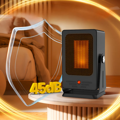 Ceramic Fan Heater 900W Portable Fast Heating Energy Efficient