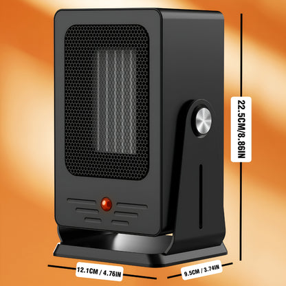 Ceramic Fan Heater 900W Portable Fast Heating Energy Efficient
