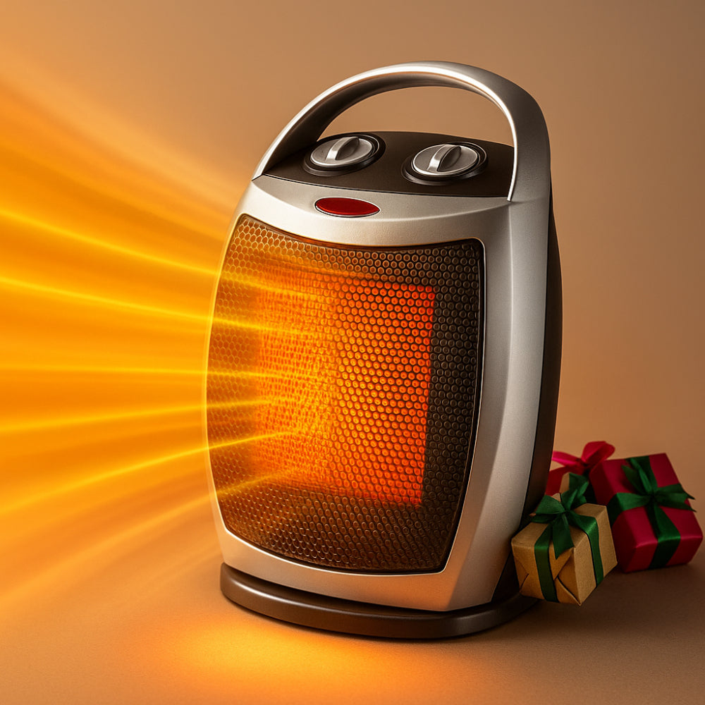 Ceramic fan heater 1500W portable energy-efficient quiet fast heating