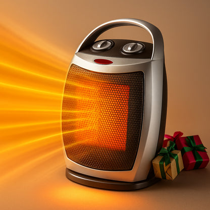 Ceramic fan heater 1500W portable energy-efficient quiet fast heating