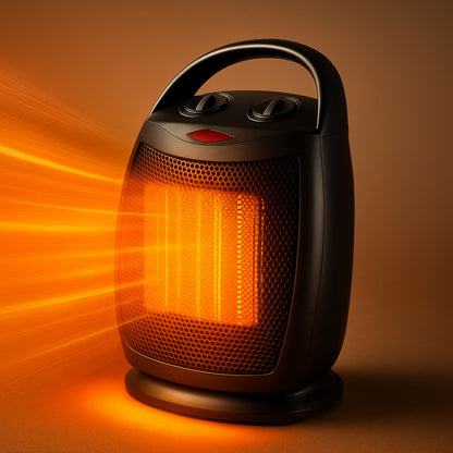 Ceramic fan heater 1500W portable energy-efficient quiet fast heating