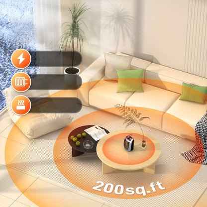 Ceramic fan heater 1500W portable energy-efficient quiet fast heating