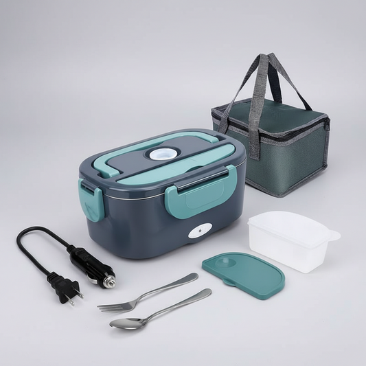 Electric Lunch Box Heated Food Warmer Car Office