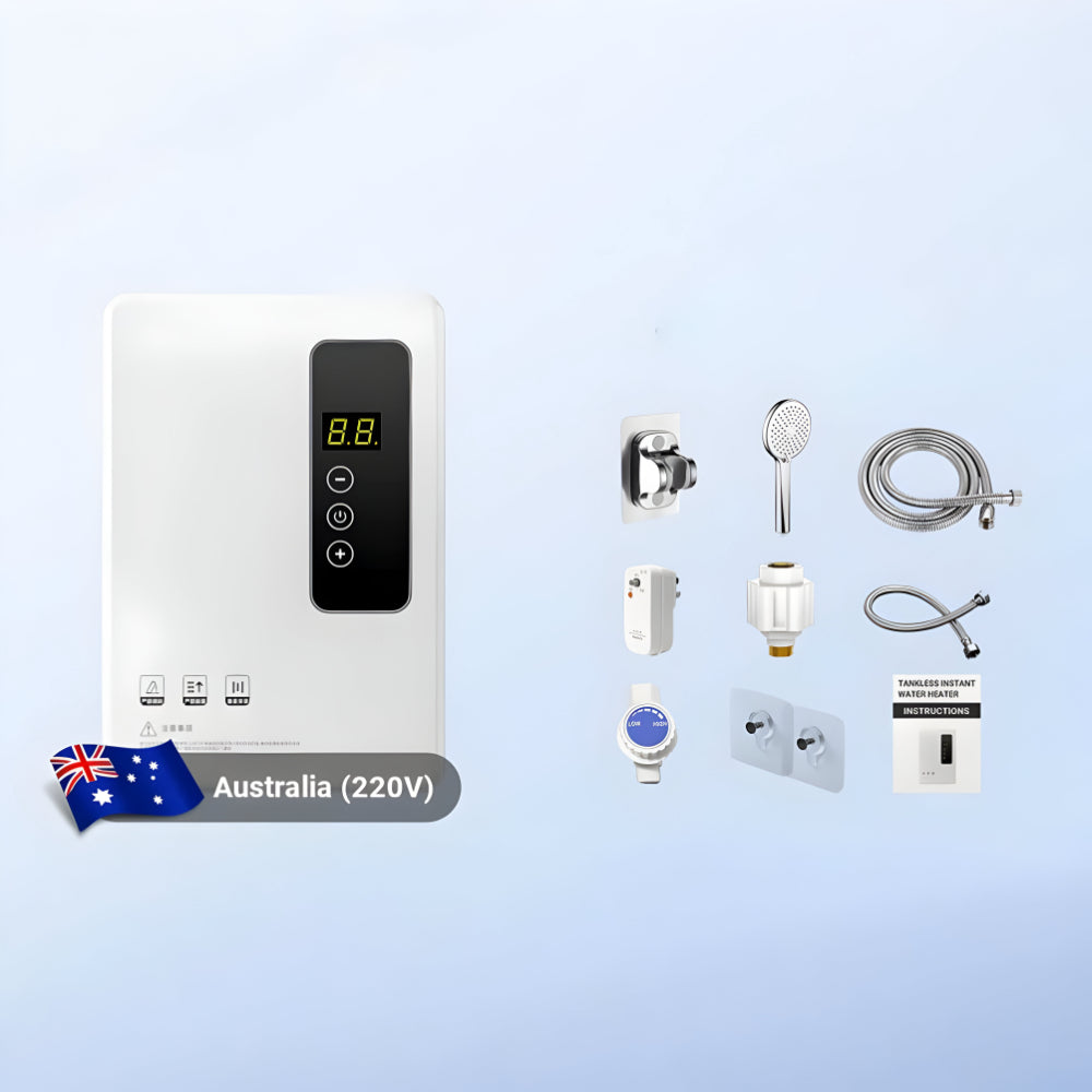 Electric Instantaneous Water Heater Compact Energy Efficient Instant Warmth