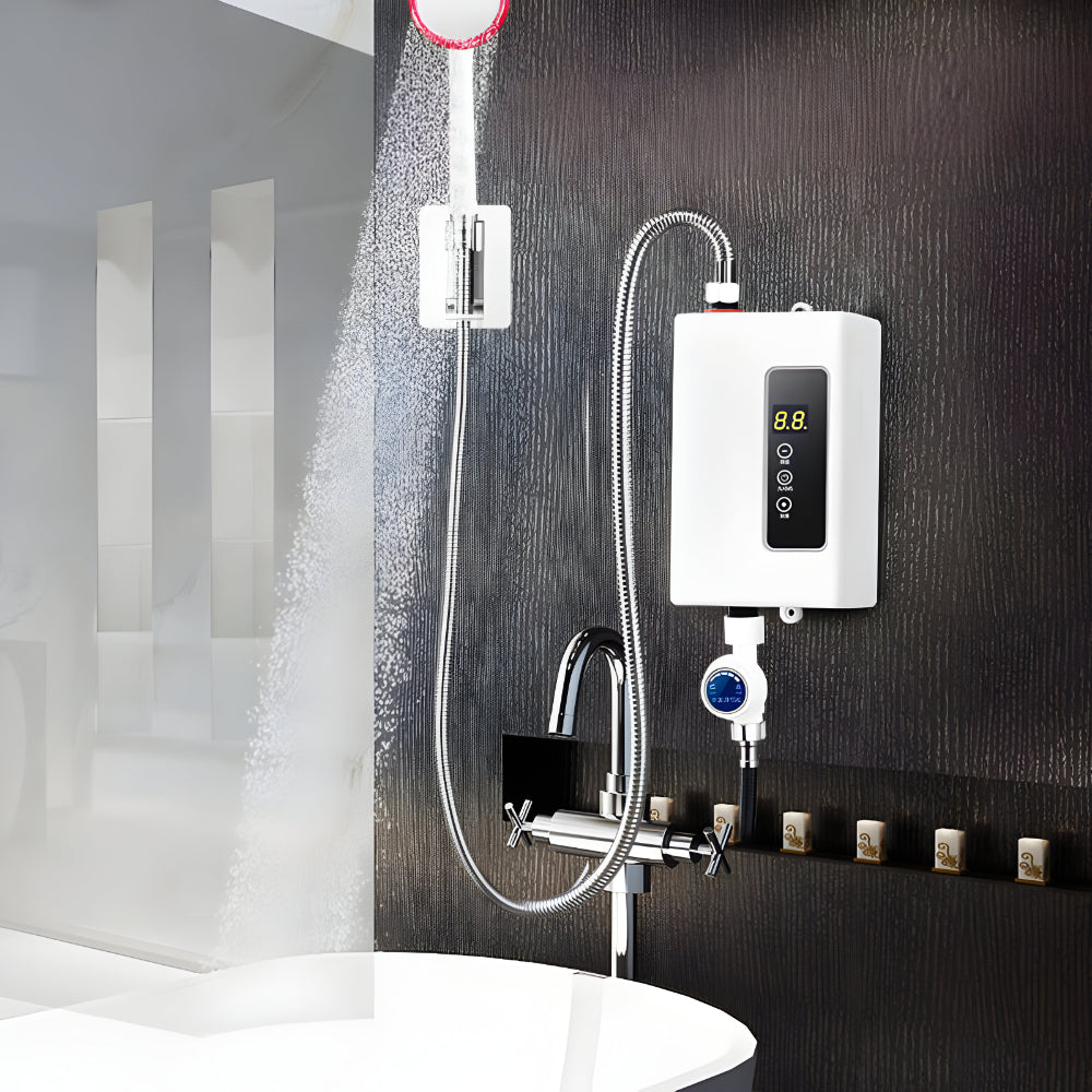 Electric Instantaneous Water Heater Compact Energy Efficient Instant Warmth