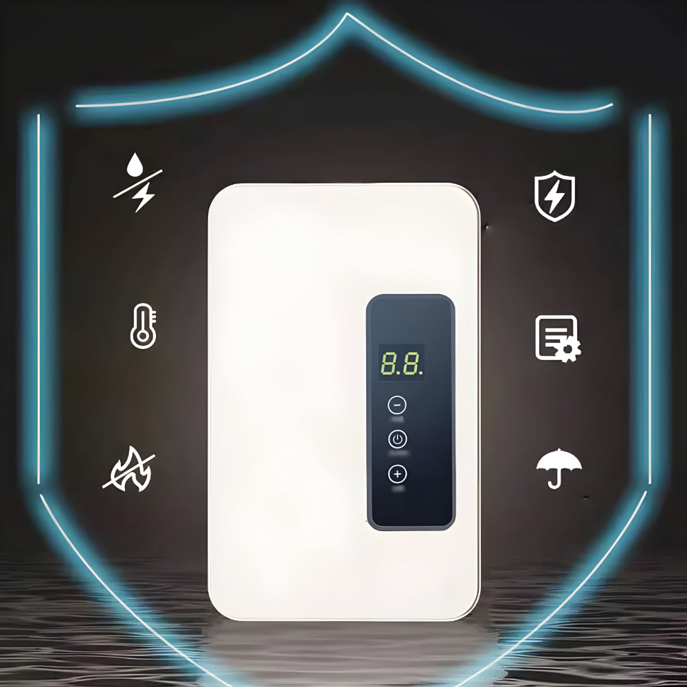 Electric Instantaneous Water Heater Compact Energy Efficient Instant Warmth