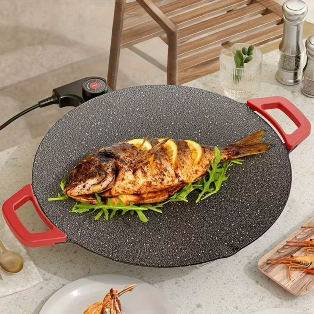 Electric Grill Smokeless Indoor Table Grill Plate