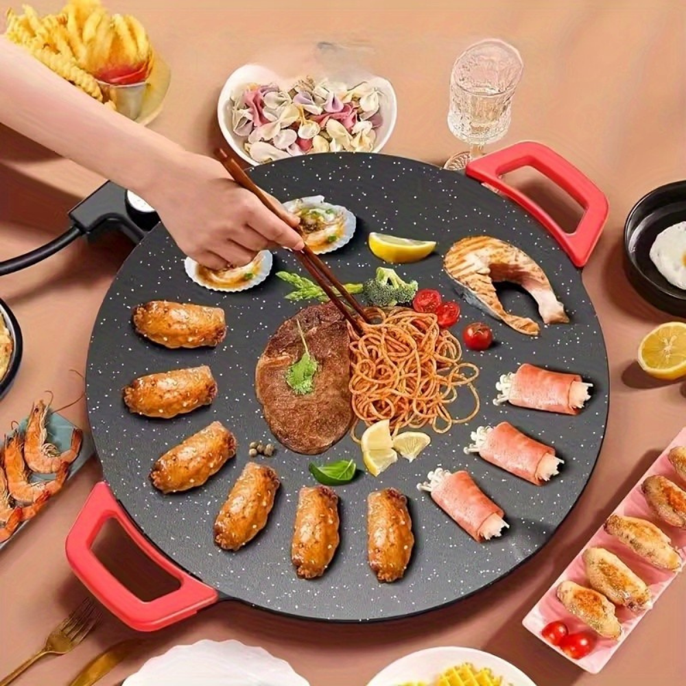 Electric Grill Smokeless Indoor Table Grill Plate