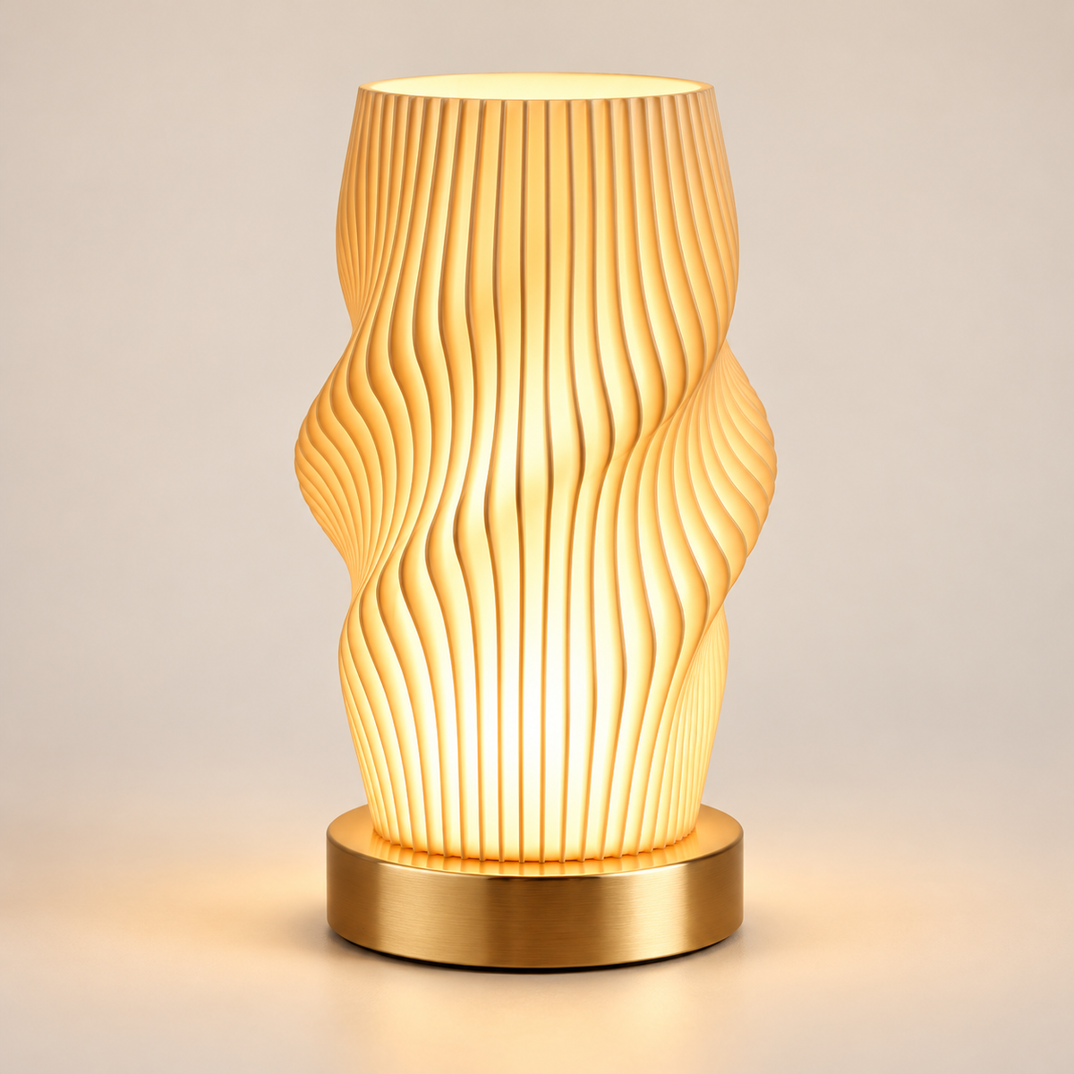 Energiesparende Tischlampe Mit USB Wellenform Design