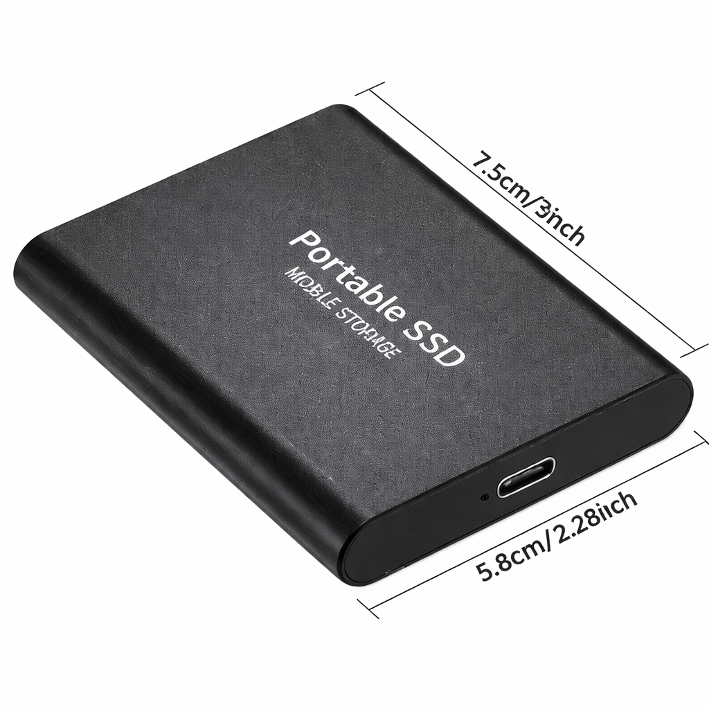 Externe SSD Portable USB C Datenspeicher