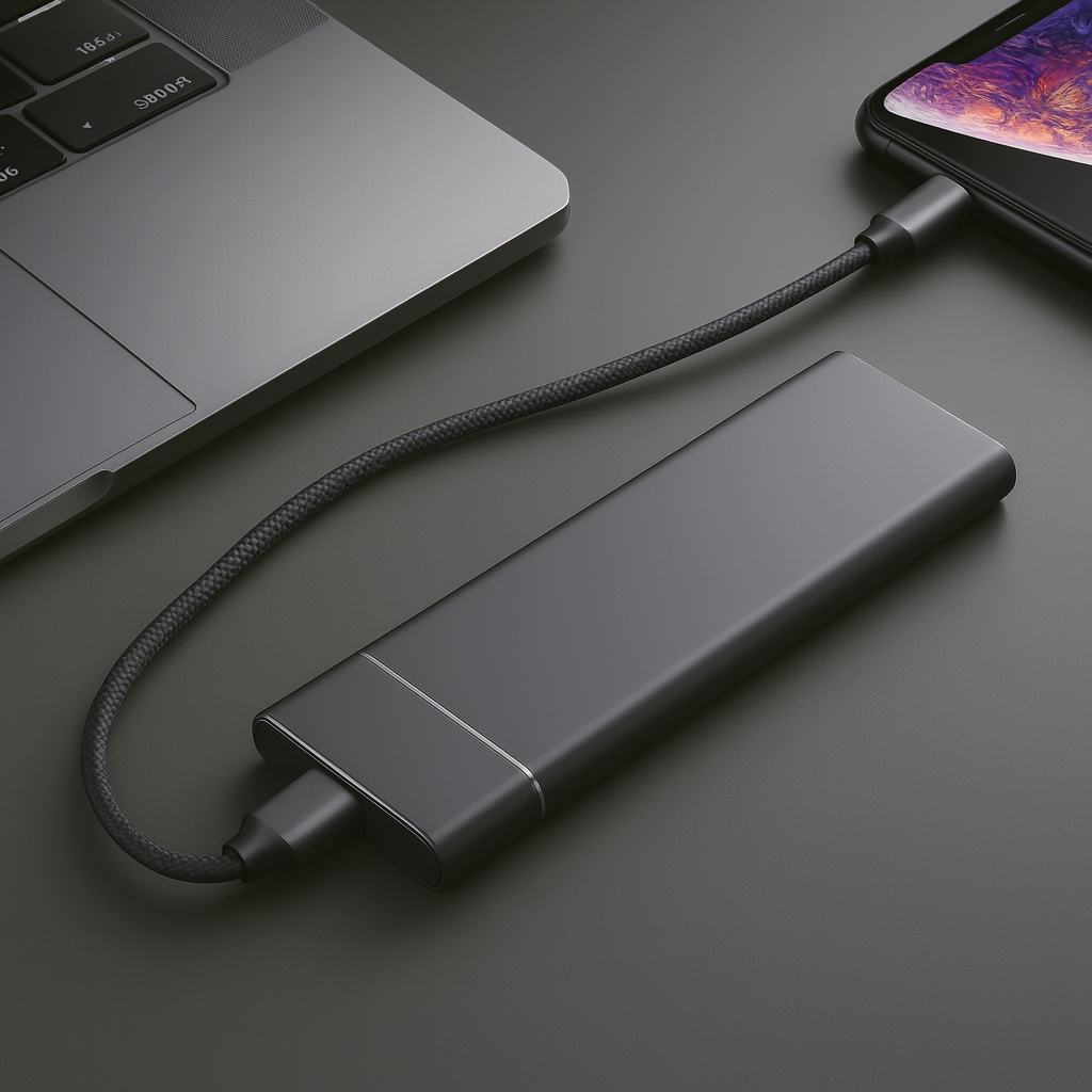 Externe Festplatte Speicher USB Metall Design Tragbar Kompakt