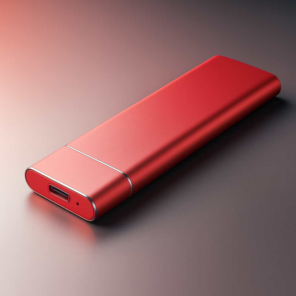 Externe Festplatte Speicher USB Metall Design Tragbar Kompakt