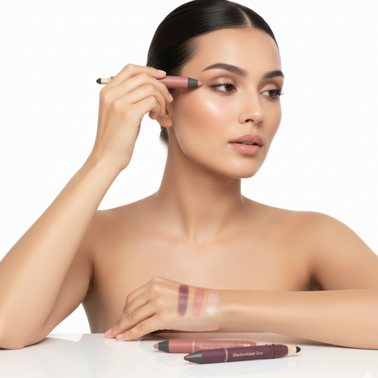 Wasserfester Lidschatten und Eyeliner Stift Langhaftend Einfach Aufzutragen