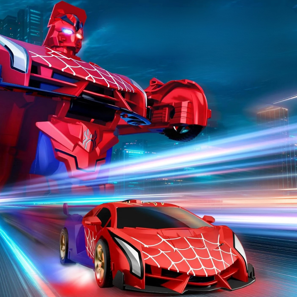 Ferngesteuertes Auto Transformierbares Spielzeug Roboter Geschenk