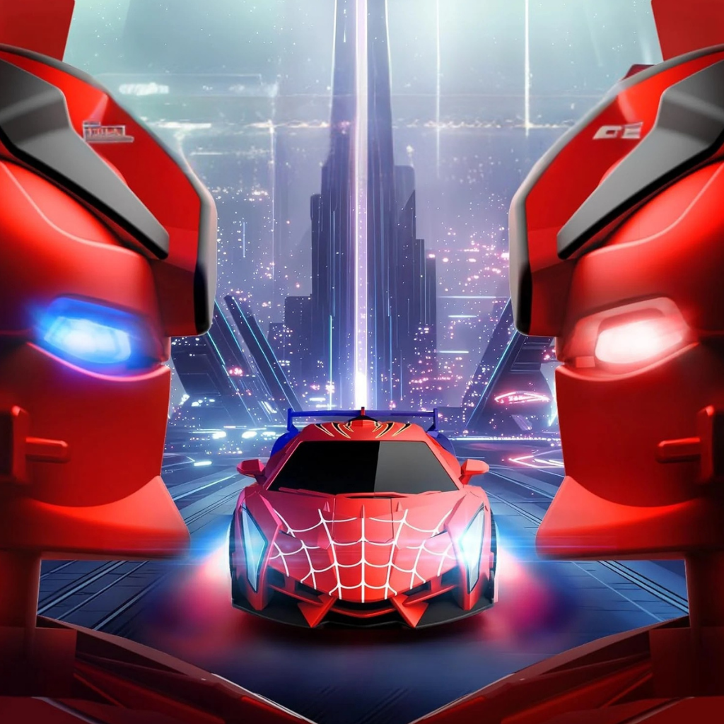 Ferngesteuertes Auto Transformierbares Spielzeug Roboter Geschenk