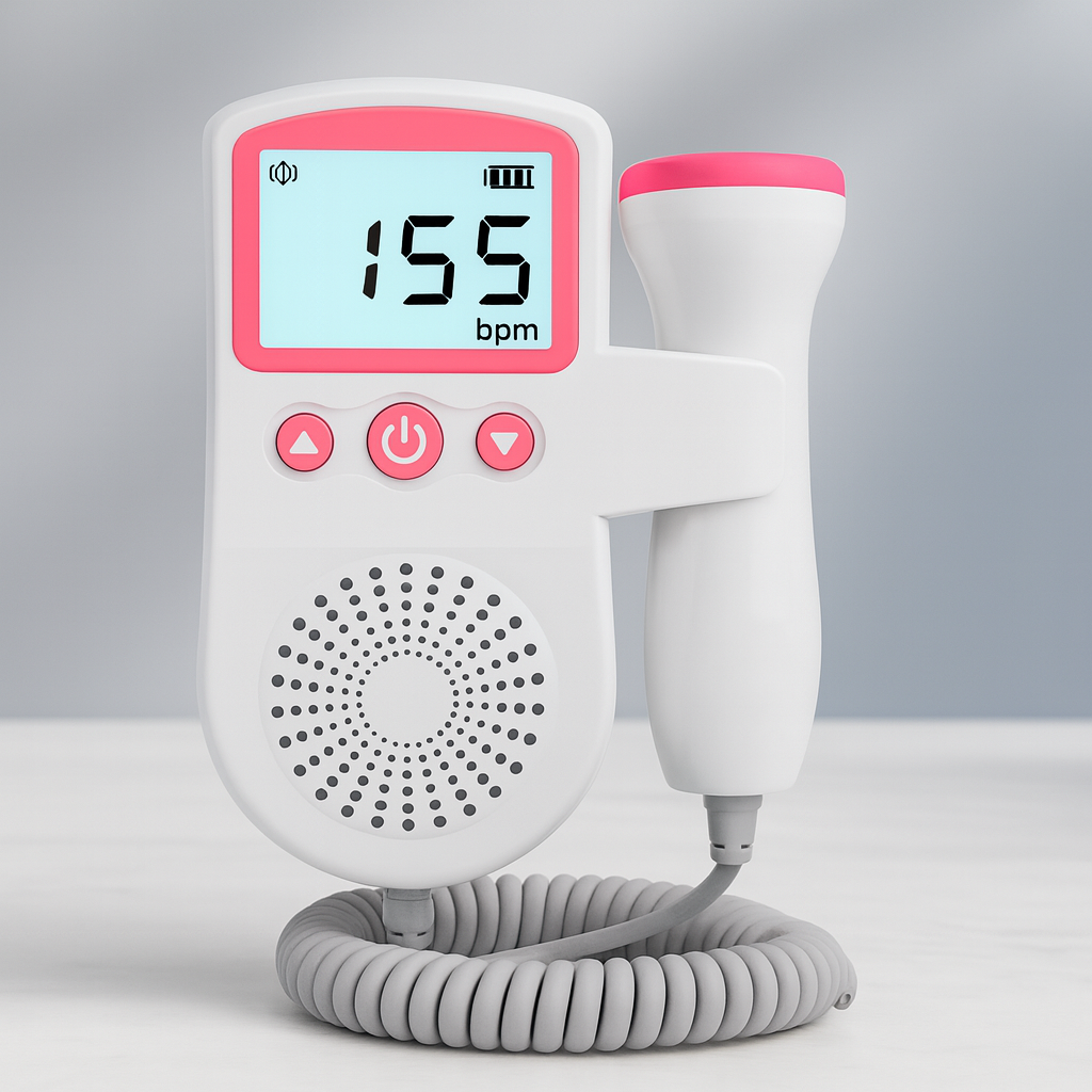 Doppler Fetal Monitor de Latidos del Bebé para Embarazo en Casa