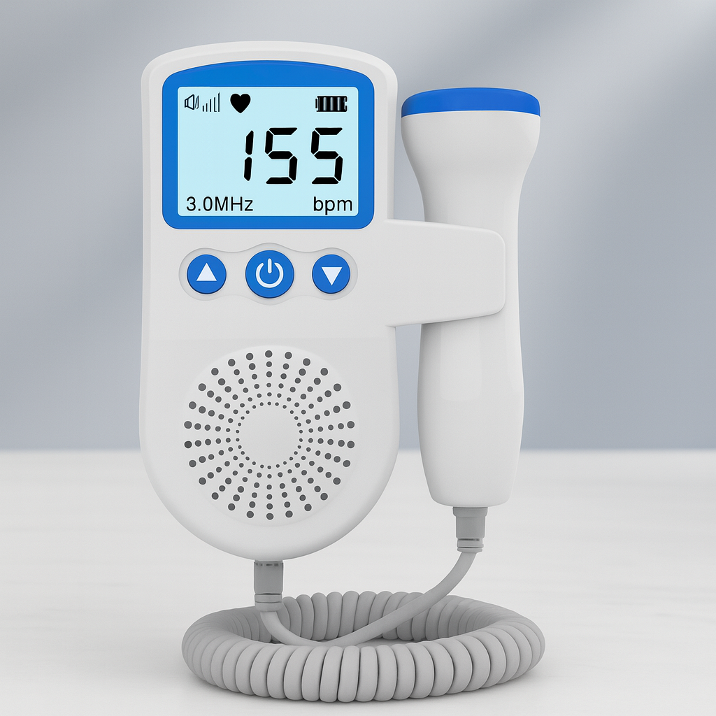 Doppler Fetal Monitor de Latidos del Bebé para Embarazo en Casa